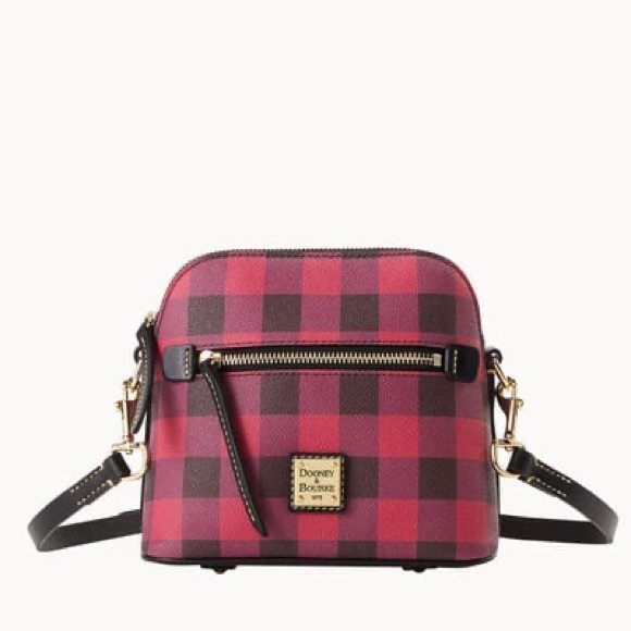Dooney & Bourke Handbags - Dooney & Bourke Tucker Domed Crossbody Red